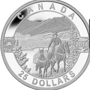 2014 RCM $25 O Canada Coins